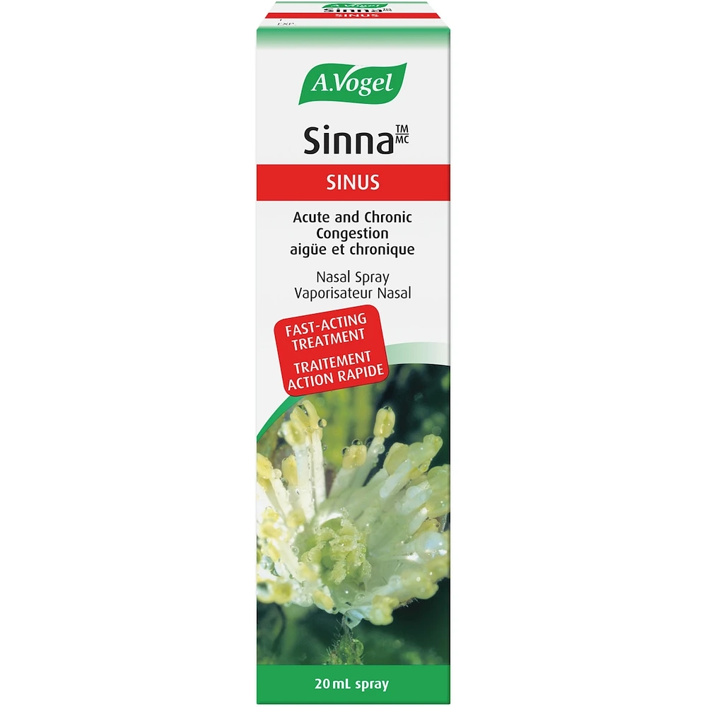Sinna Nasal Spray For Sinus Congestion and Blocked Nose