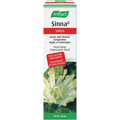 Sinna Nasal Spray For Sinus Congestion and Blocked Nose