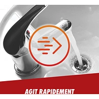 Max Gel débouche-tuyaux et nettoyant de drains déloge