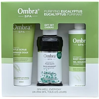 Ombra SPA Gift Set Purifying Eucalyptus 3-pc