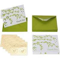 Papyrus Thank You Cards with Envelopes, Branches (20-Count)