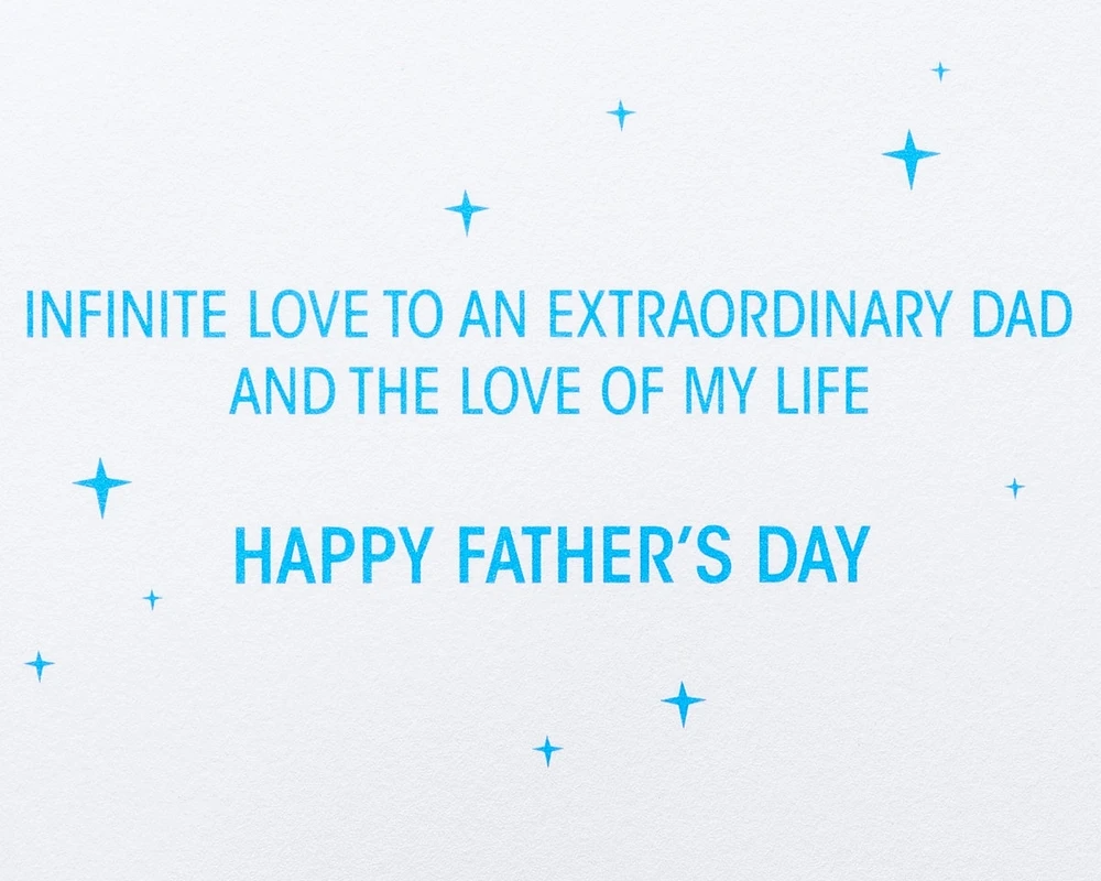 Papyrus Fathers Day Card from Wife (Infinite Love)