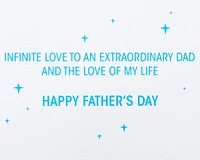 Papyrus Fathers Day Card from Wife (Infinite Love)