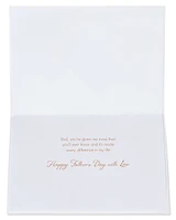 Papyrus Fathers Day Card for Dad (Made Every Difference In My Life)
