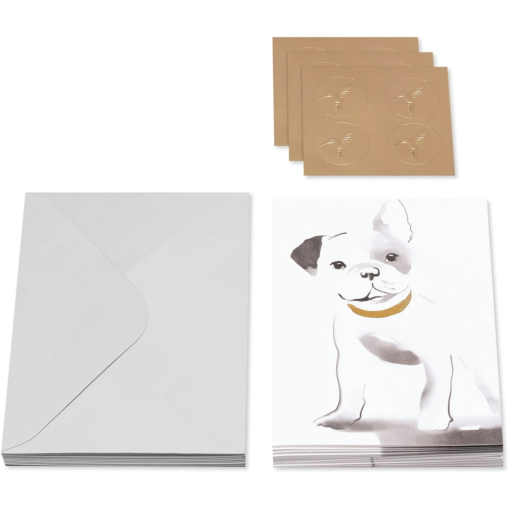 Papyrus Blank Cards with Envelopes, Frenchie