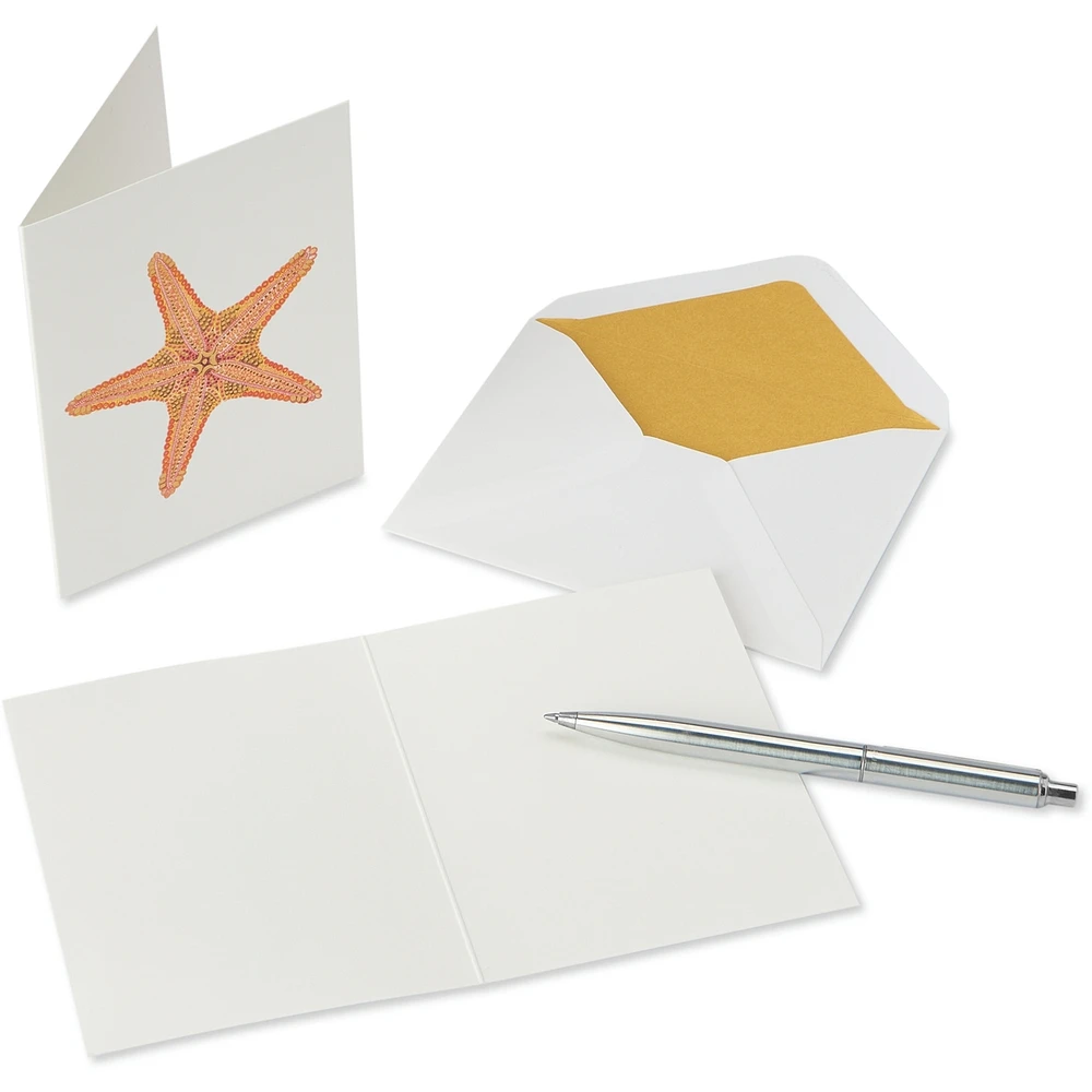 Papyrus Thank You Cards with Envelopes, Sea Creatures