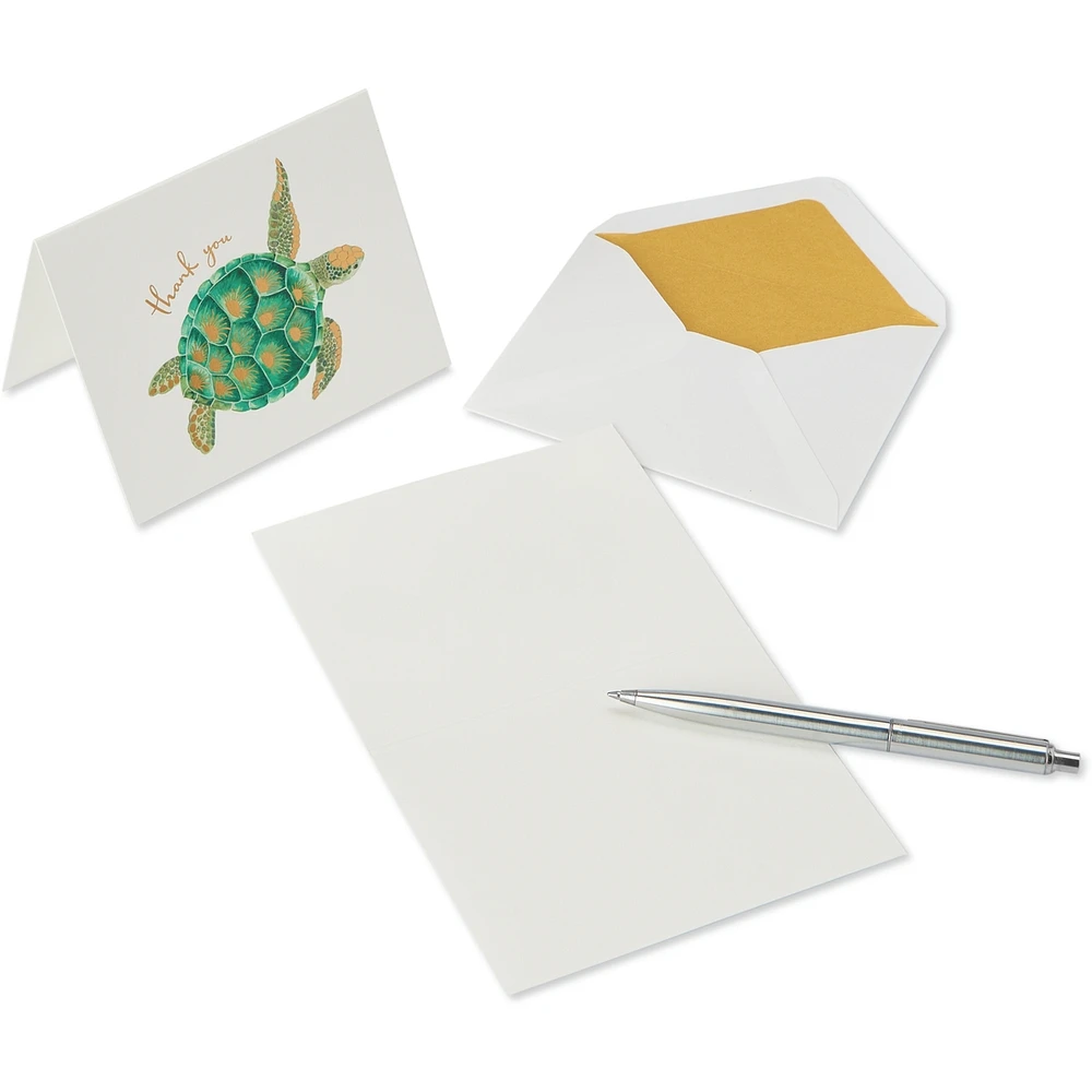 Papyrus Thank You Cards with Envelopes, Sea Creatures