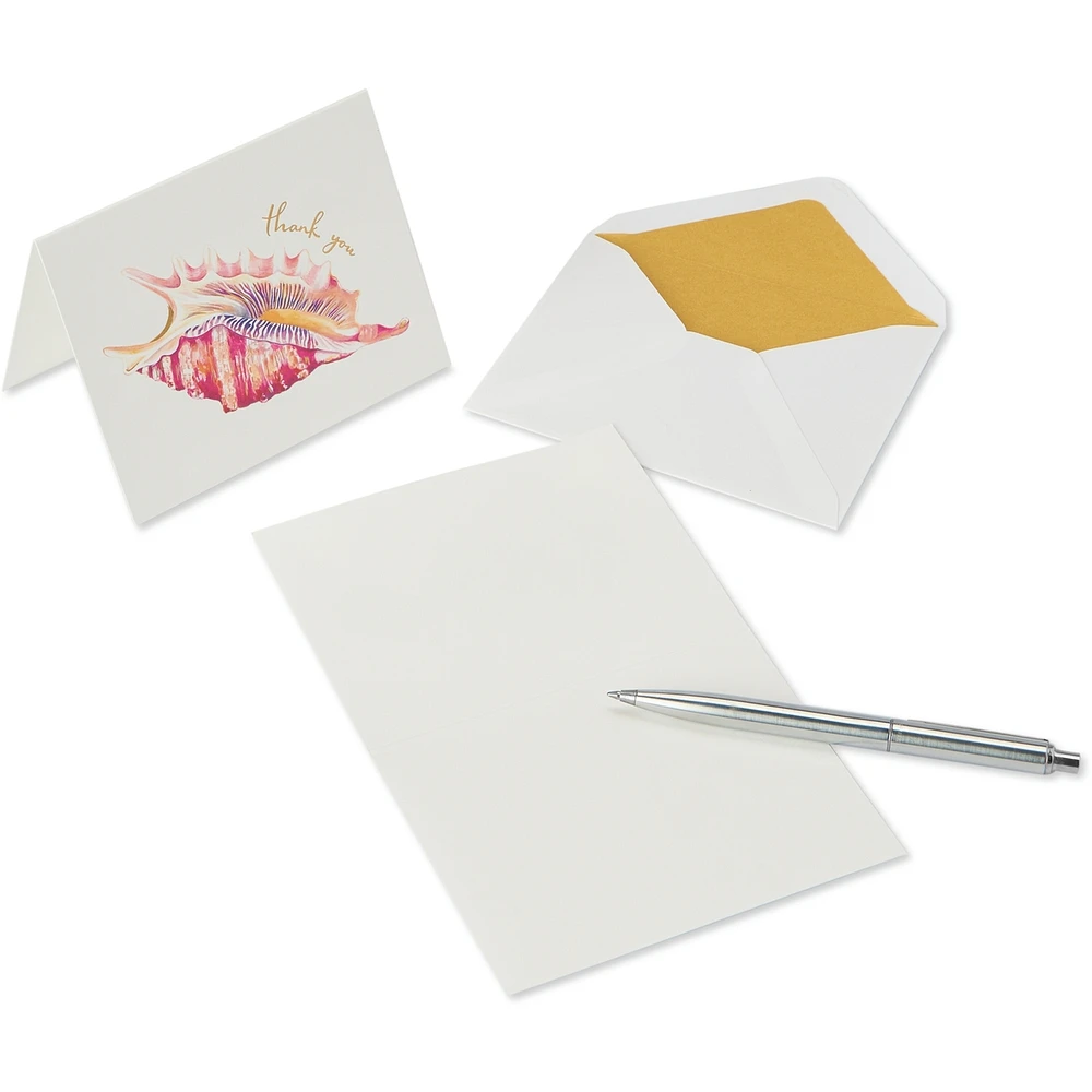 Papyrus Thank You Cards with Envelopes, Sea Creatures