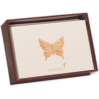 Papyrus Blank Cards with Envelopes, Gold Butterfly