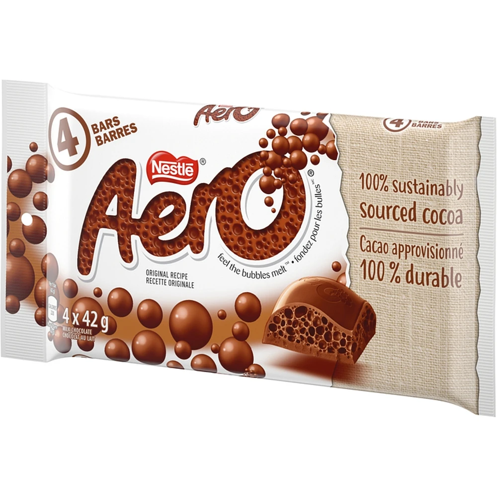 Barre De Chocolat Aero Lait