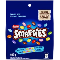Smarties Candy Coated Milk Chocolate Family Pouch