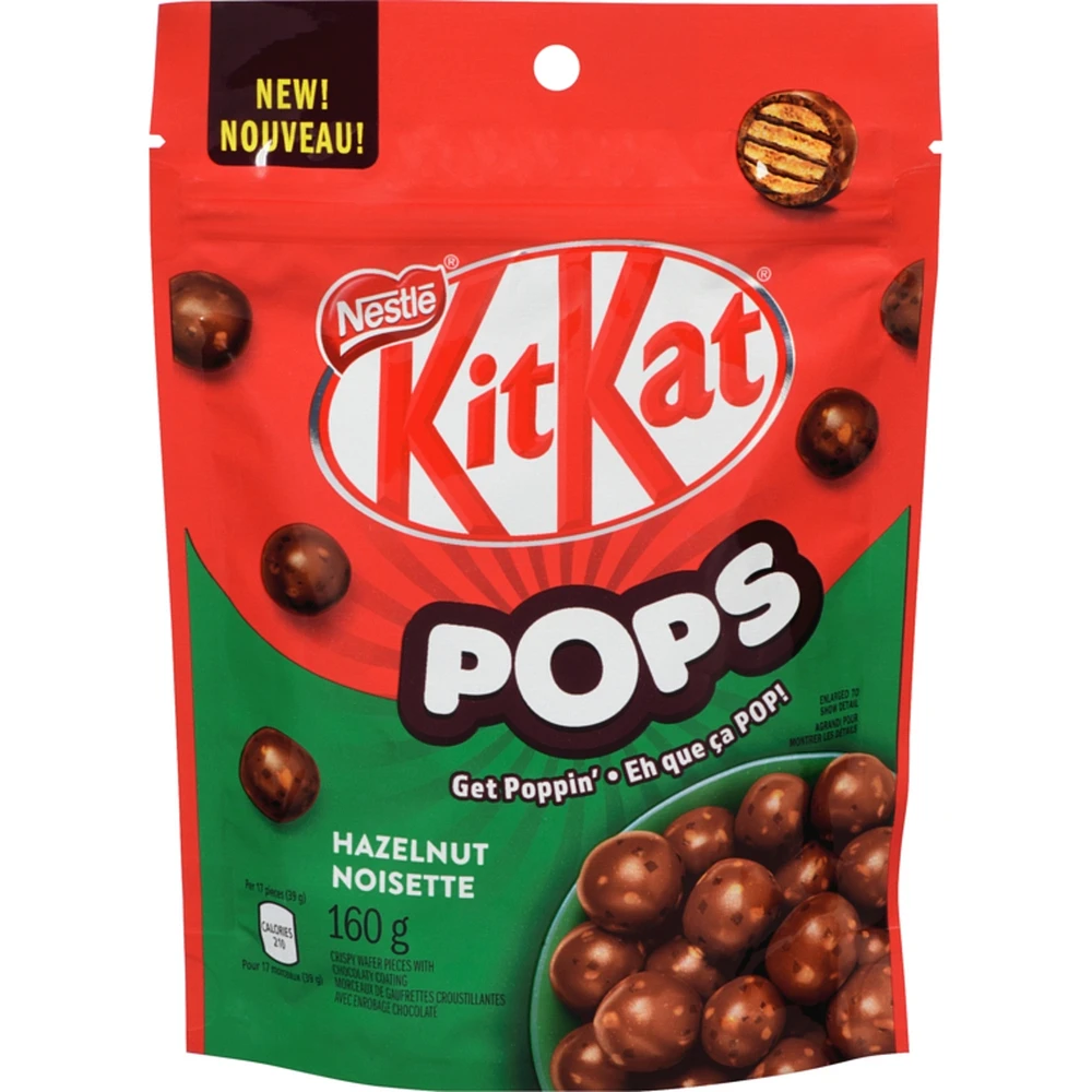 Pops Collations Chocolatées Aux Noisettes Sac de KitKat