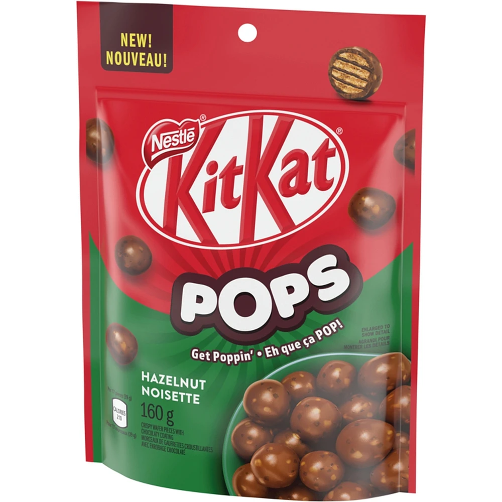 Pops Collations Chocolatées Aux Noisettes Sac de KitKat