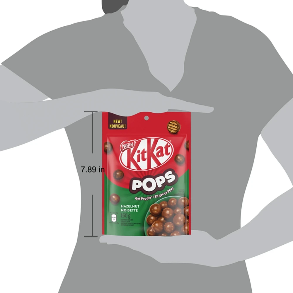 Pops Collations Chocolatées Aux Noisettes Sac de KitKat