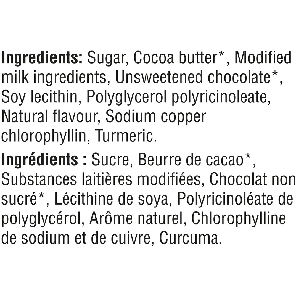 Chocolat à la menthe poivrée Aero
