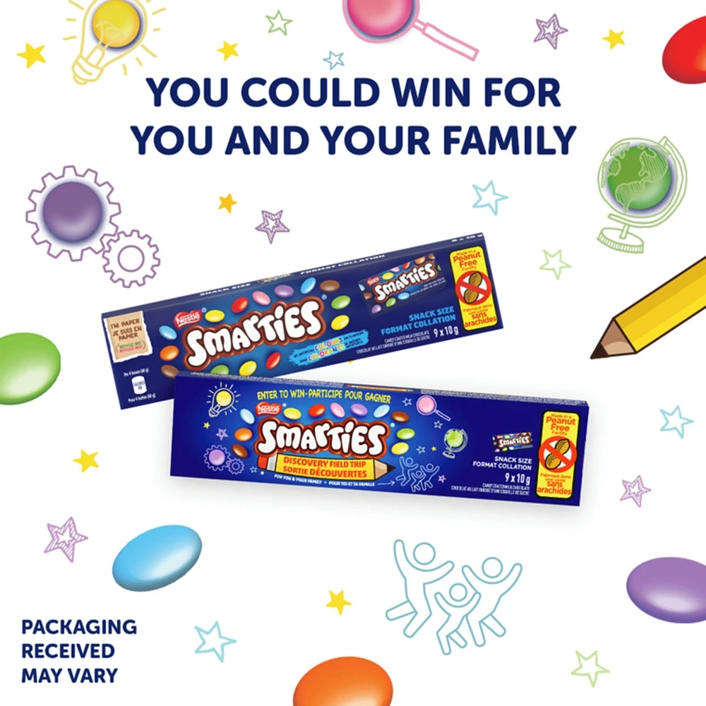 Smarties Snack Size Chocolate Candy Box