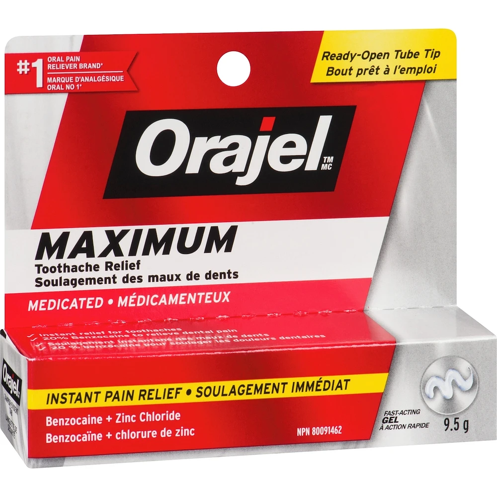 Maximum Strength Toothache Relief Gel
