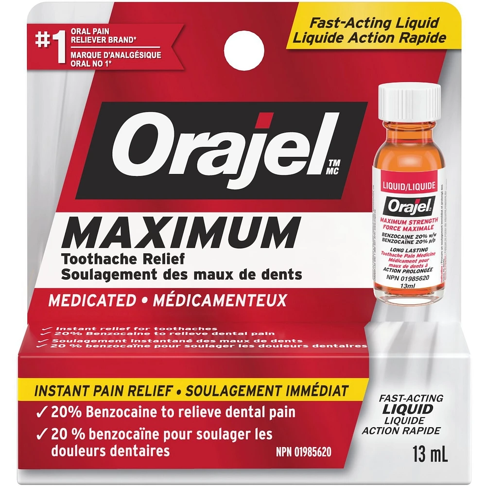 Maximum Strength Toothache Relief Liquid