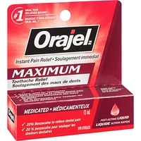 Maximum Strength Toothache Relief Liquid