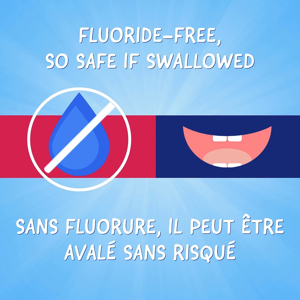 Elmo Fluoride-Free Tooth and Gum Cleanser with Toothbrush
