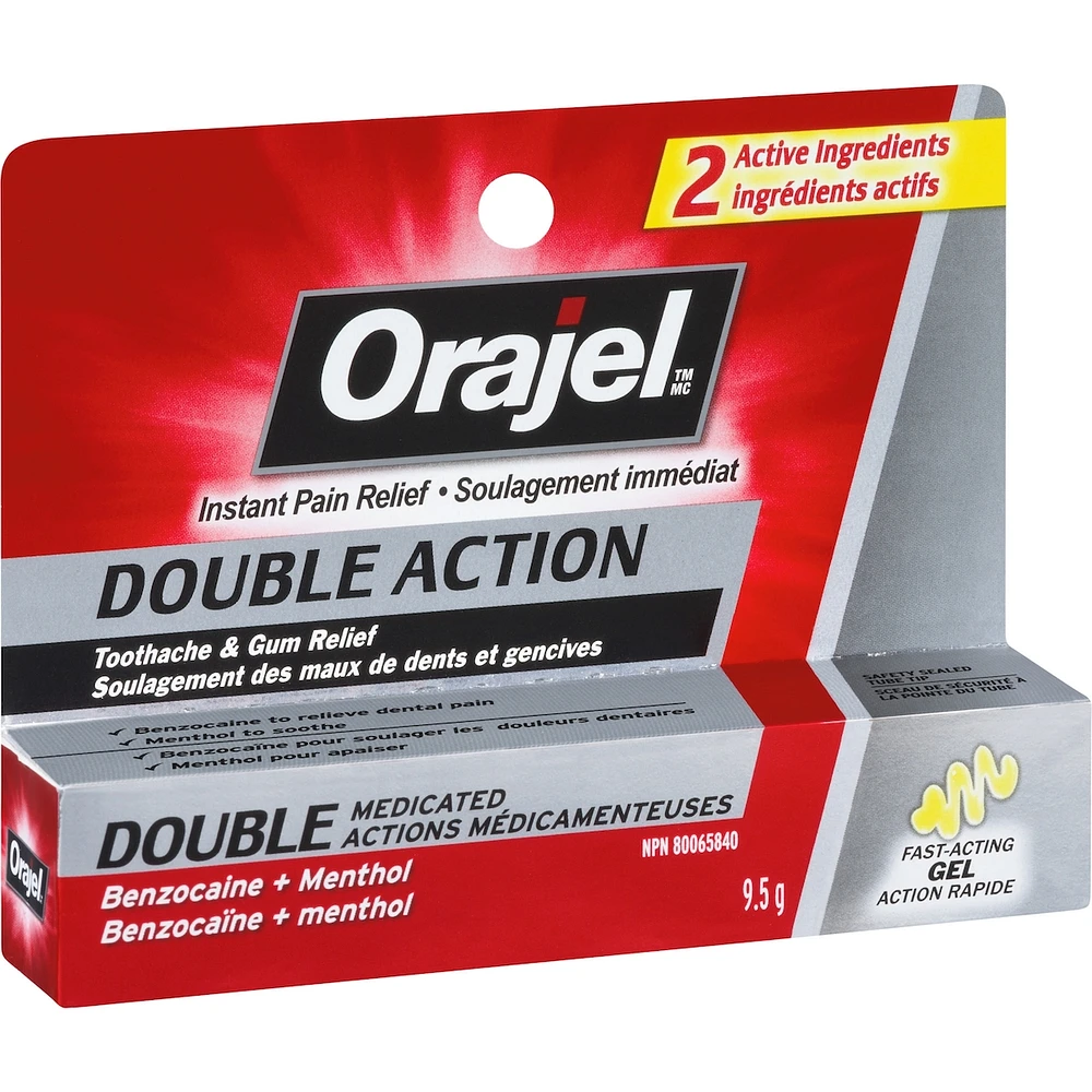 Double Action Toothache and Gum Relief Gel