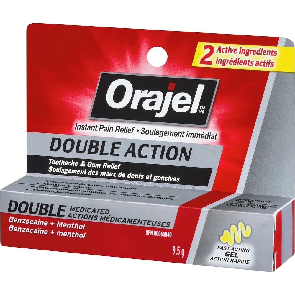Double Action Toothache and Gum Relief Gel