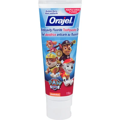 Orajel Kids Paw Patrol Anti-Cavity Fluoride Toothpaste