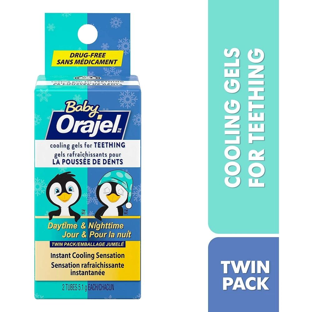 Baby Orajel Daytime and Nighttime Cooling Gels for Teething