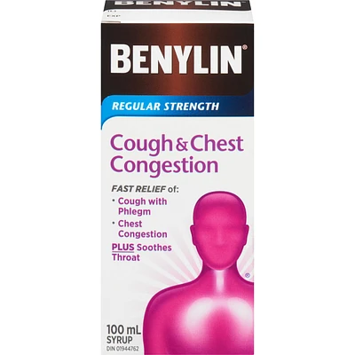 Regular Stregnth Cough & Chest Congestion Relief Syrup