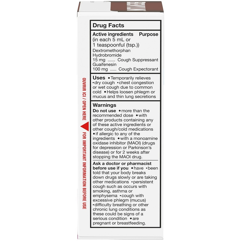 Regular Stregnth Cough & Chest Congestion Relief Syrup