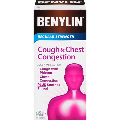 Regular Strength Cough & Chest Congestion Relief Syrup