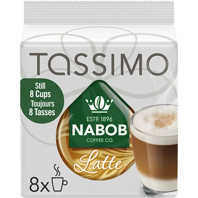 Nabob Latte Coffee Single Serve T-Discs