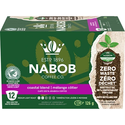 Coastal Blend Coffee 100% Compostable Pods
