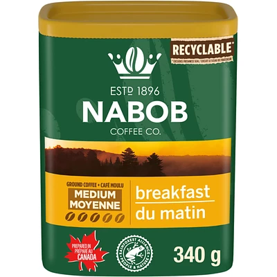 Ground Coffee Breakfast Blend Medium Roast