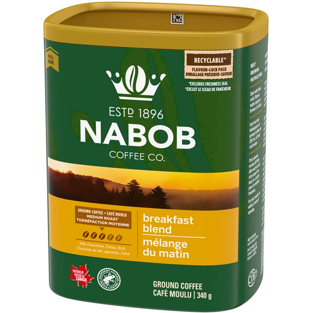 Ground Coffee Breakfast Blend Medium Roast