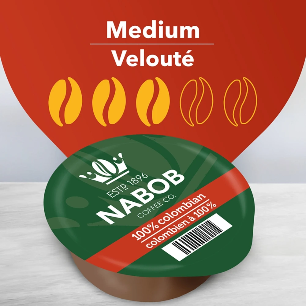 Nabob 100% Colombian Coffee Single Serve T-Discs