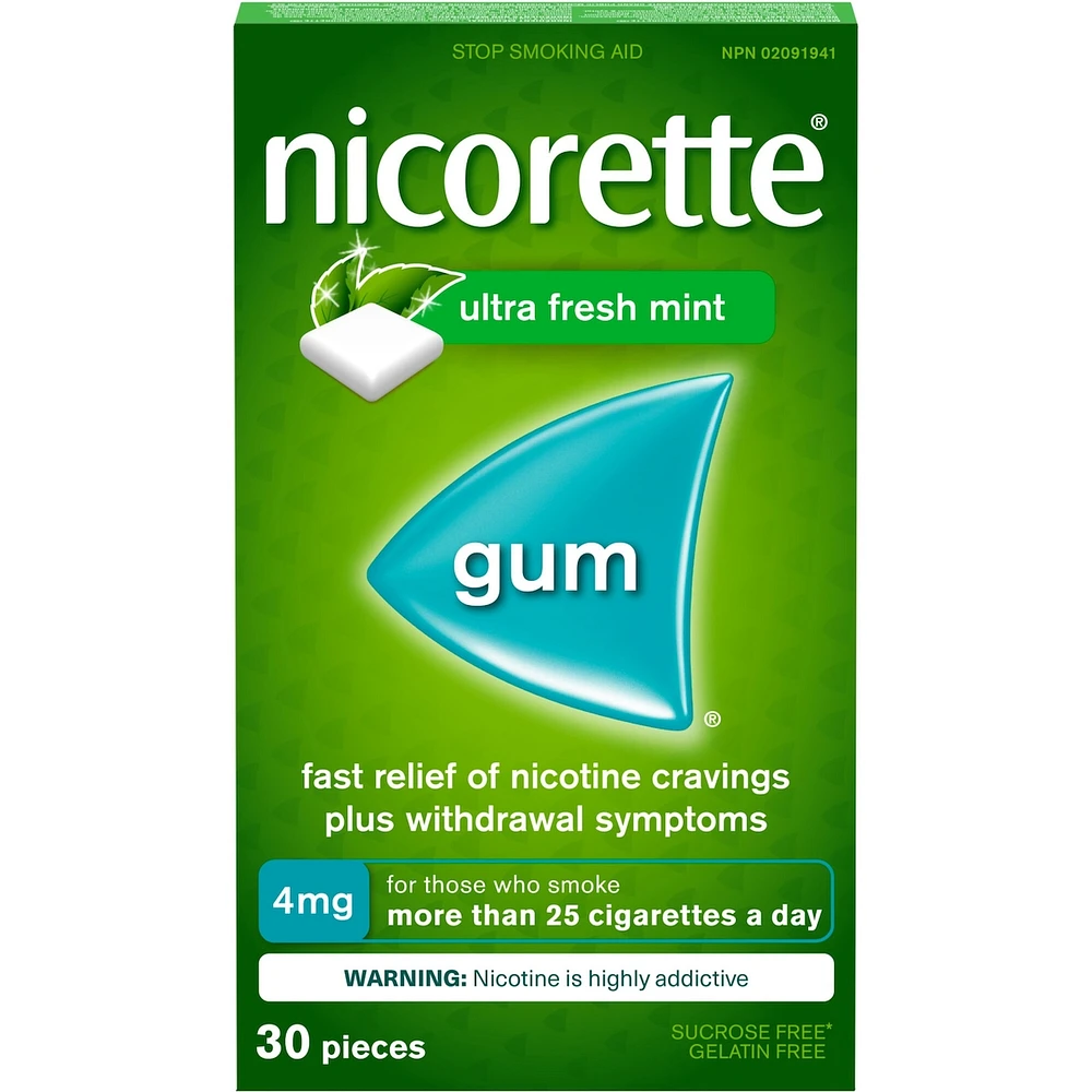 Nicotine Gum, 4 mg