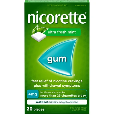 Nicotine Gum, 4 mg