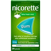 Nicotine Gum, 4 mg