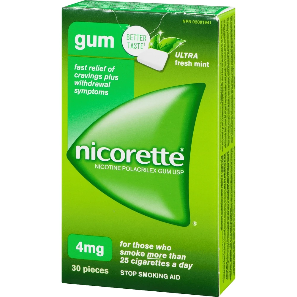 Nicotine Gum, 4 mg