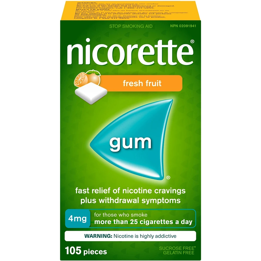 Nicotine Gum, 4 mg
