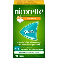 Nicotine Gum, 4 mg