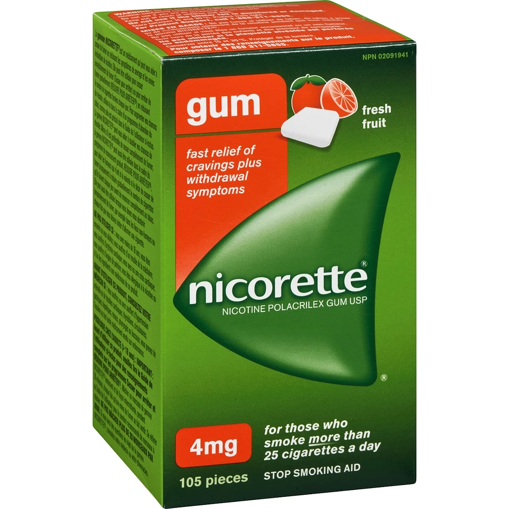 Nicotine Gum, 4 mg