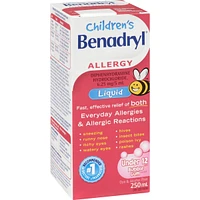Médicament contre les allergies pour enfants, gomme à bulles