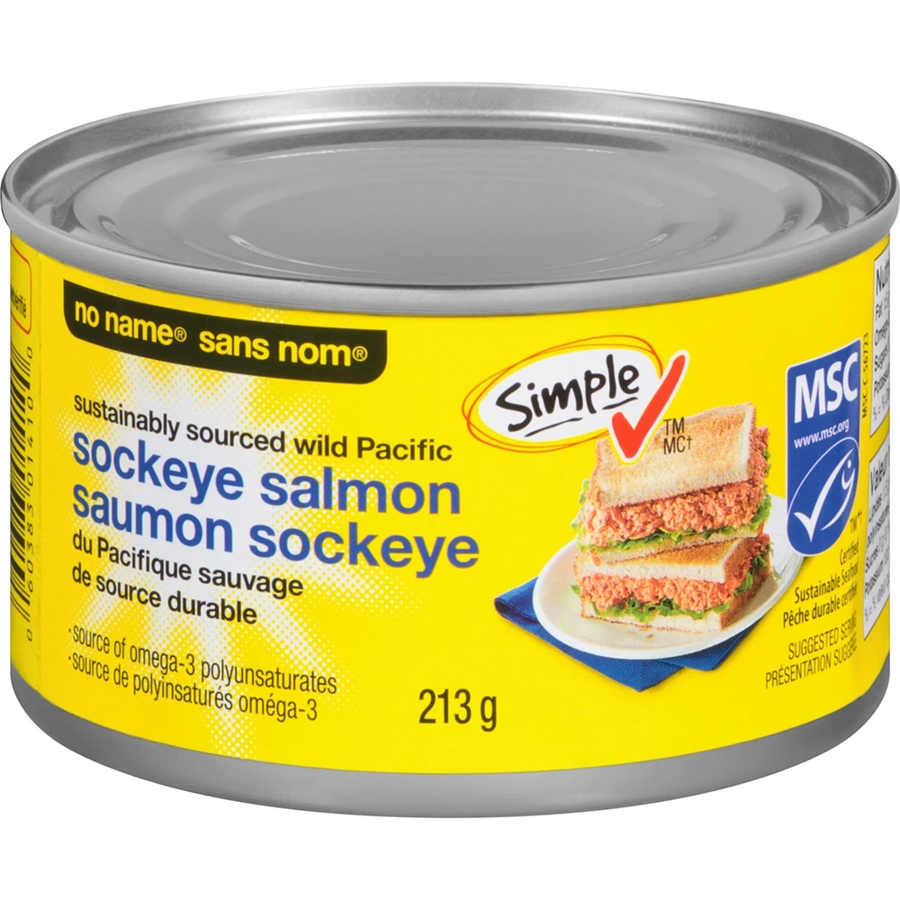 Sustainably Sourced Wild Pacific Sockeye Salmon