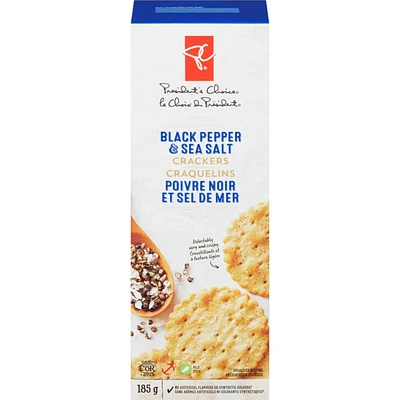 Black Pepper & Sea Salt Crackers