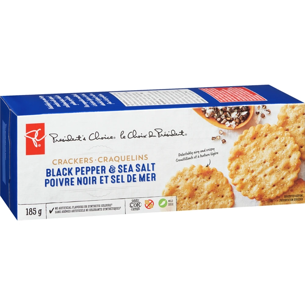 Black Pepper & Sea Salt Crackers