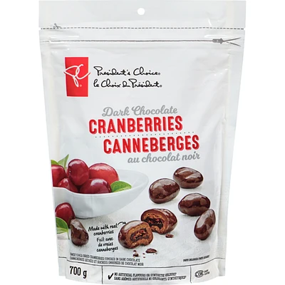 Dark Chocolate Cranberries
