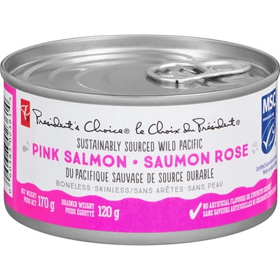 Boneless & Skinless Sustainably Sourced Wild Pacific Pink Salmon