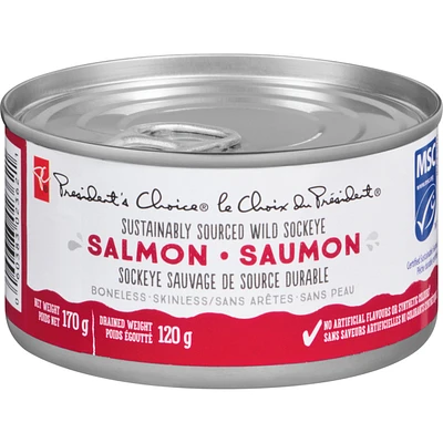 Boneless & Skinless Sustainably Sourced Wild Pacific Sockeye Salmon